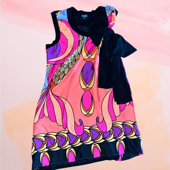 Olian Tops - NWT Olian Vibrant Colors Office Attire Bow Top in XS